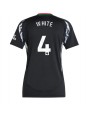 Arsenal Ben White #4 Replika Borta Kläder Dam 2024-25 Kortärmad